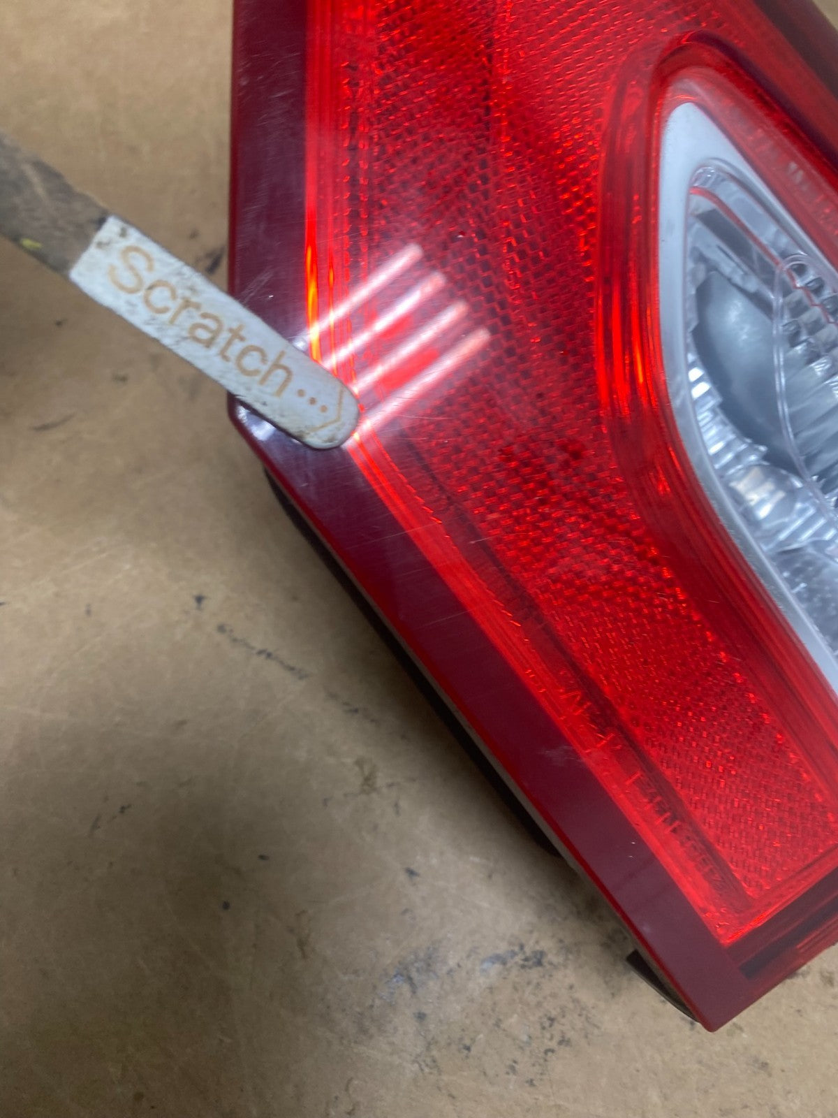 2013 to 2016 Ford Fusion Right Passenger RH Side Tail Light Inner Oem X5247 DW3