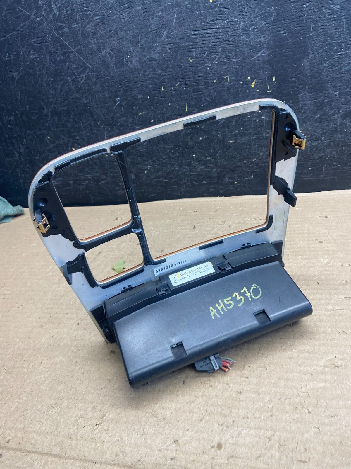 2000-2006 Mercedes S430 S500 W220 AC Heater Climate Control Trim Bezel ah5370 DG3
