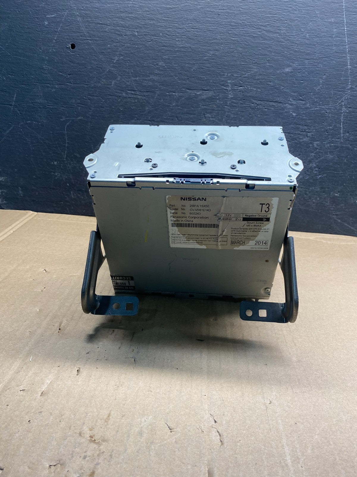 2013 - 2016 Nissan Pathfinder Radio AM/FM Receiver ae7919 DG3