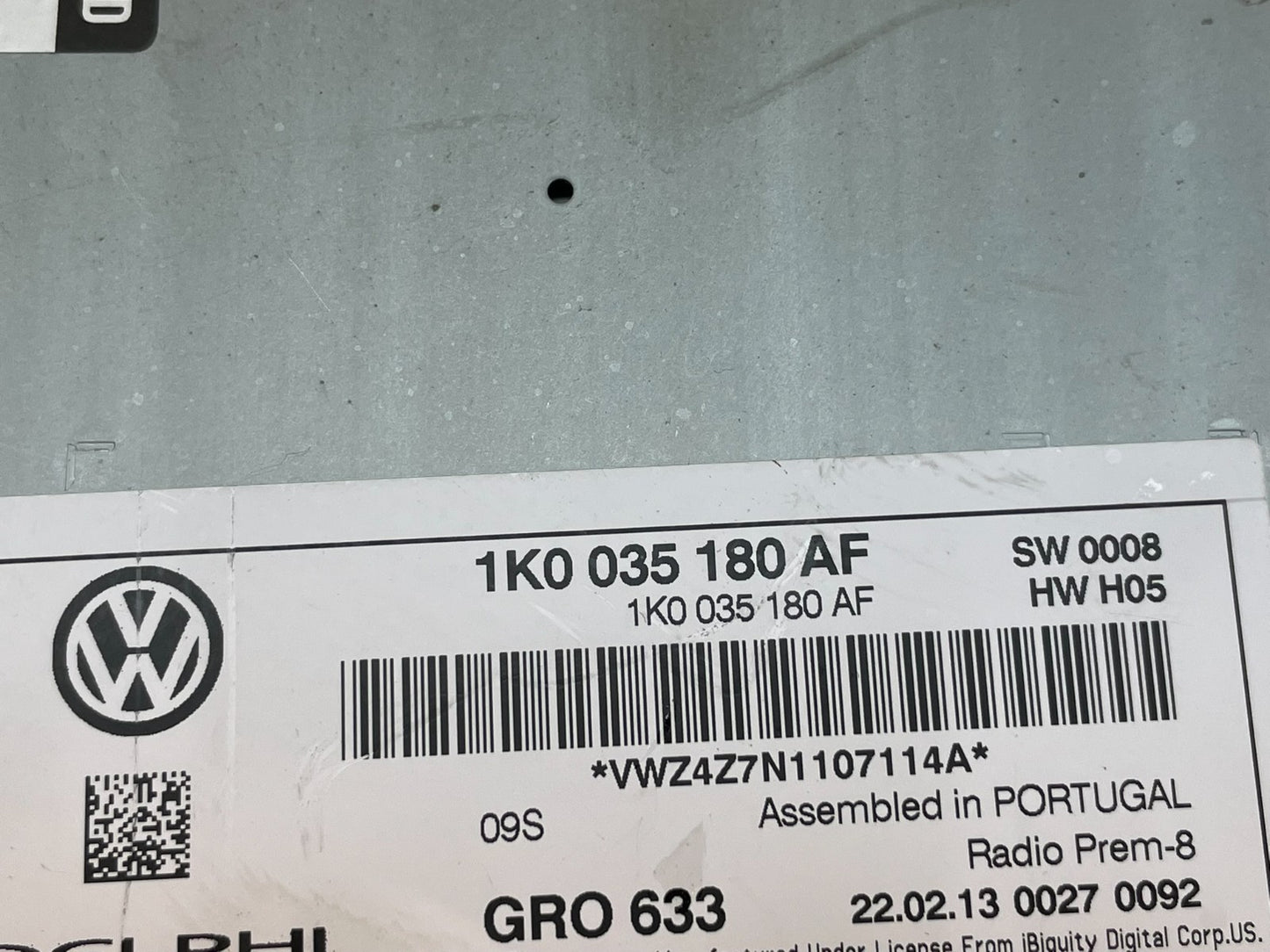 2012 to 2017 Volkswagen Passat Jetta Radio CD Player AM/FM Media ag0808 DG8