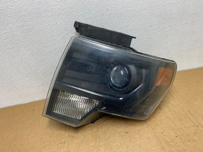 2009 to 2014 Ford F-150 F150 Left Driver Xenon HID Black Headlight Oe AD1249 DG0
