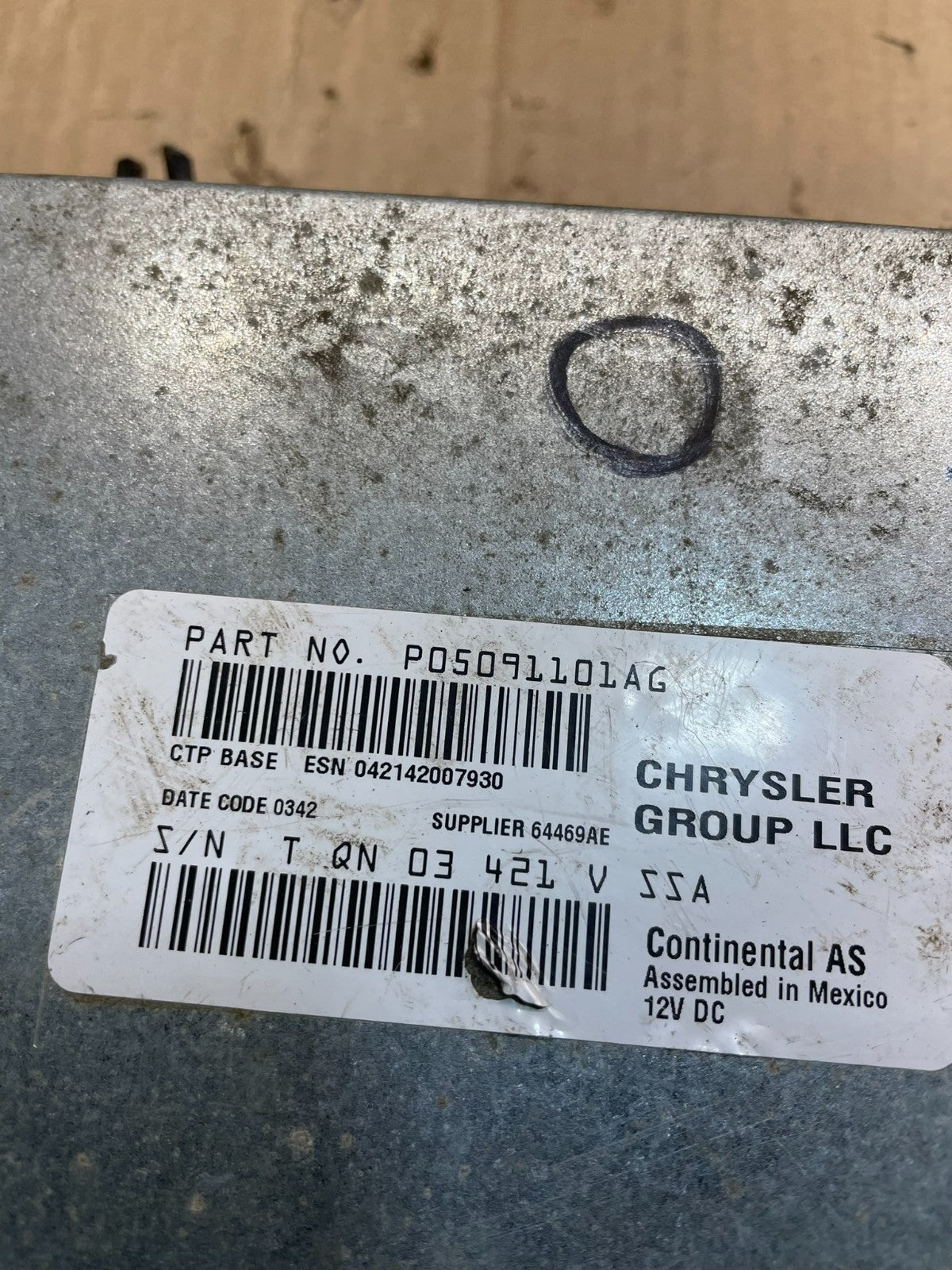 2011 - 2013 Dodge Journey Radio Info Media CD Player Unit OEM X8499 DG6