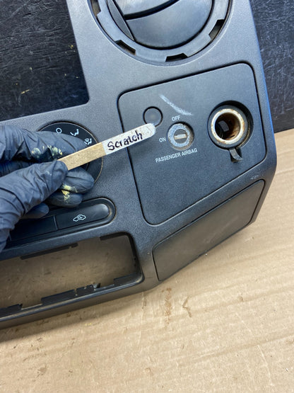 2008-2010 Ford F250 F350 Radio Climate Control Radio Dash Bezel Panel AG0209 DG1