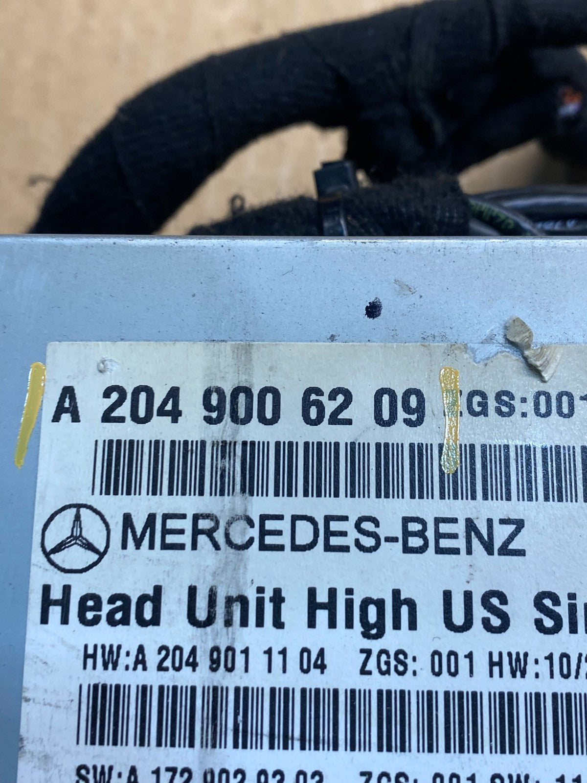 2012-2014 Mercedes W204 C250 C300 C350 Command Radio CD Audio Receiver ai7689 DG5