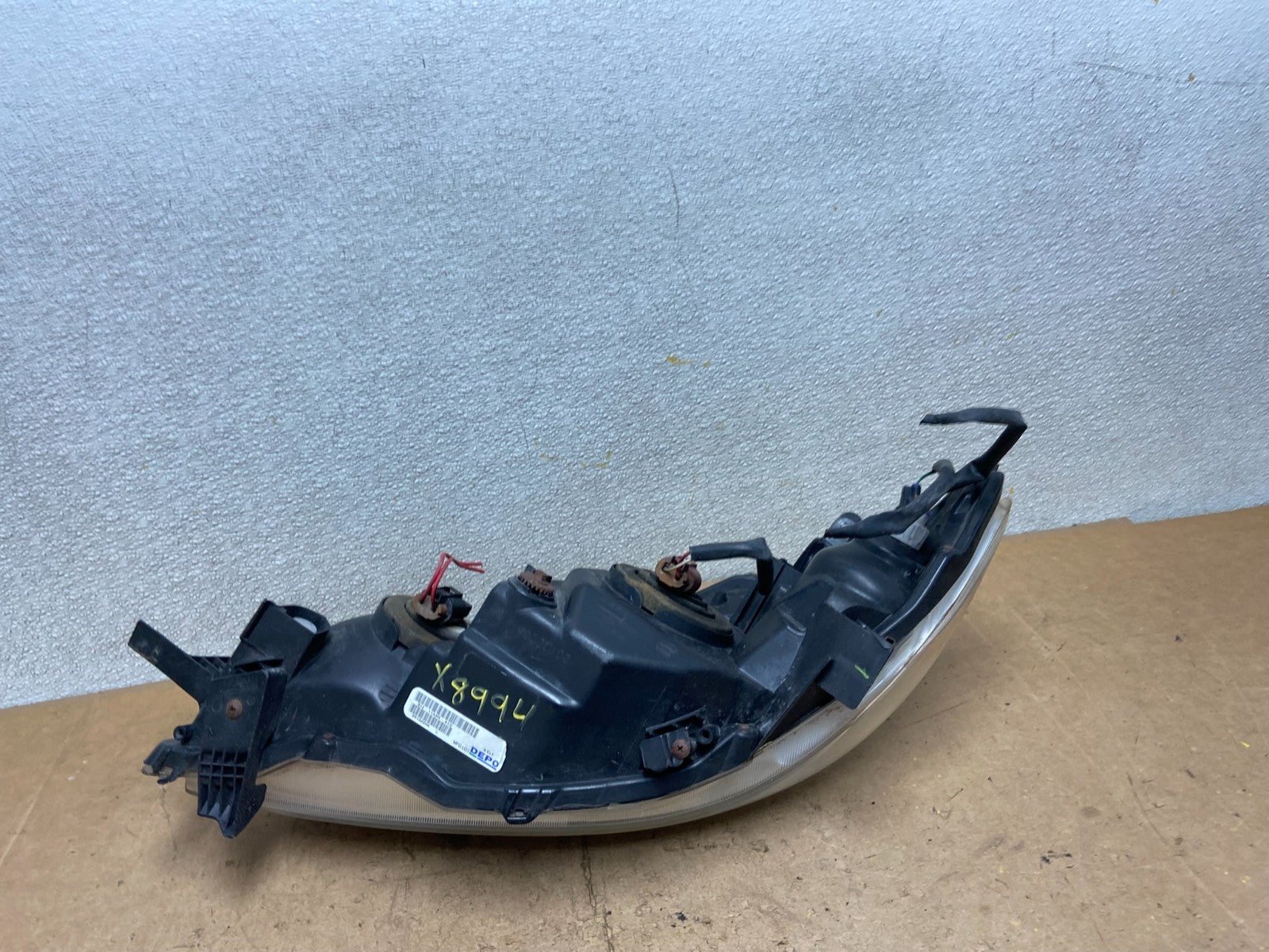 2009 to 2010 Toyota Corolla Right Passenger Rh Black Headlight DEPO X8994 DW10