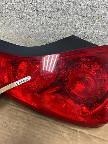 2008-2013 Infiniti G37 Coupe Right Passenger RH Side Tail Light OEM Z1326 DG3