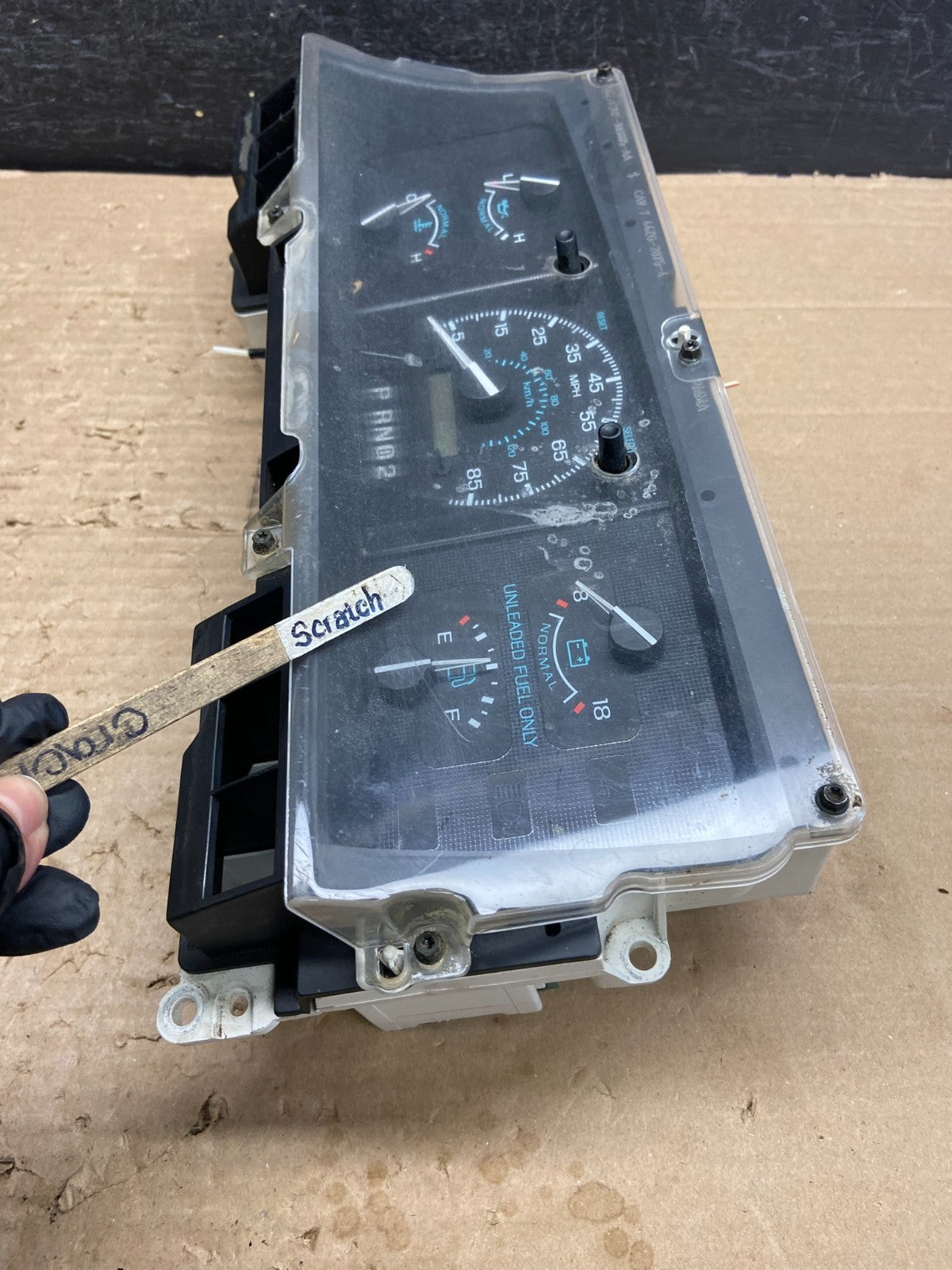 1992 to 1996 Ford F150 F-Series Bronco Speedometer Cluster Gauge ag8611 DG3