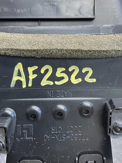 2007 2008 2009 Acura Mdx Center Console Upper Air Vent Hazard Trim AF2522 DG6