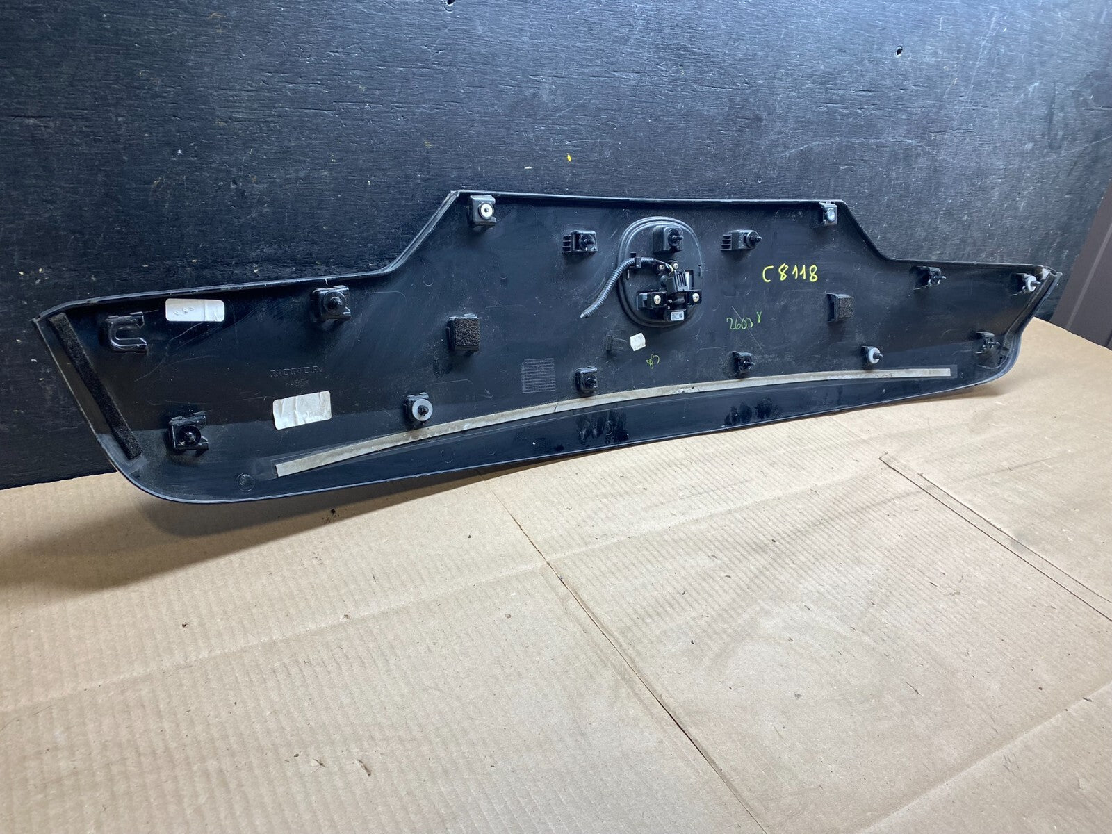 2021 to 2023 Acura TLX Rear Trunk Molding Panel W/ Camera C8118 C7