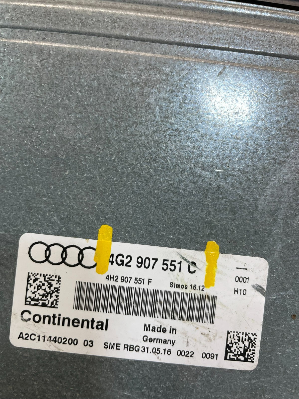 2016 2017 2018 AUDI A6 A7 3.0L Engine Computer Ecu Pcm Ecm Pcu Oem OEM W1182 DG3
