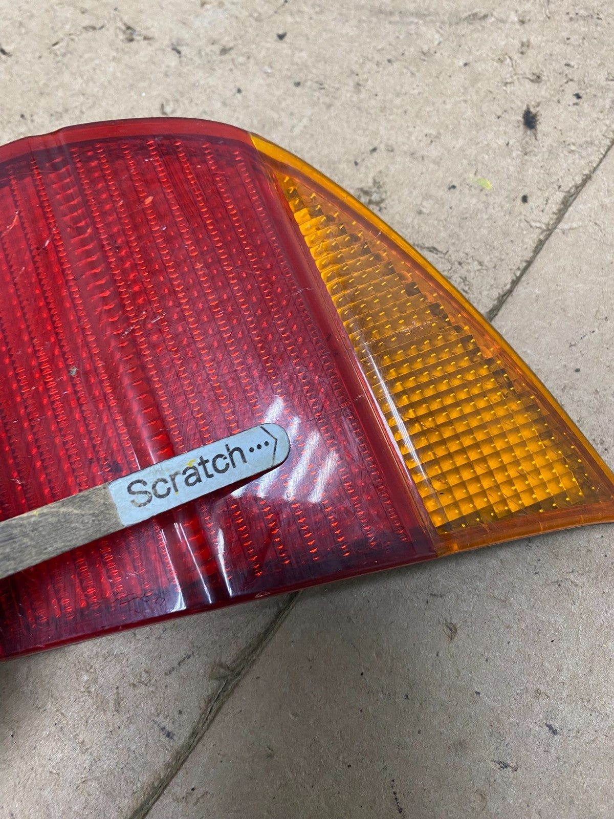 1998 to 2002 Chevrolet Prizm Right Passenger Side Inner Tail Light OEM P6497 DW4