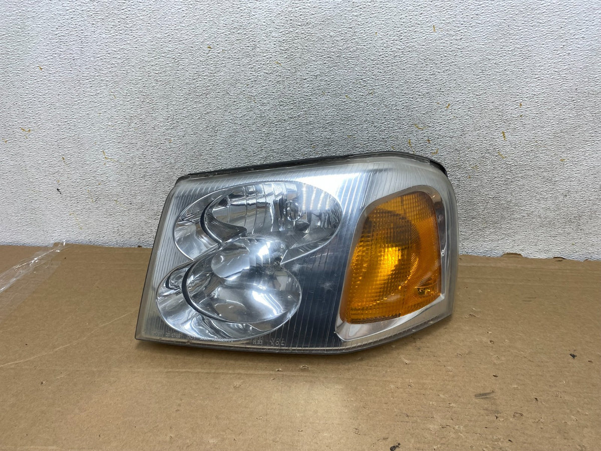 2002 to 2009 Gmc Envoy Left Driver Lh Side Headlight Halogen TYC AH8312 DW0