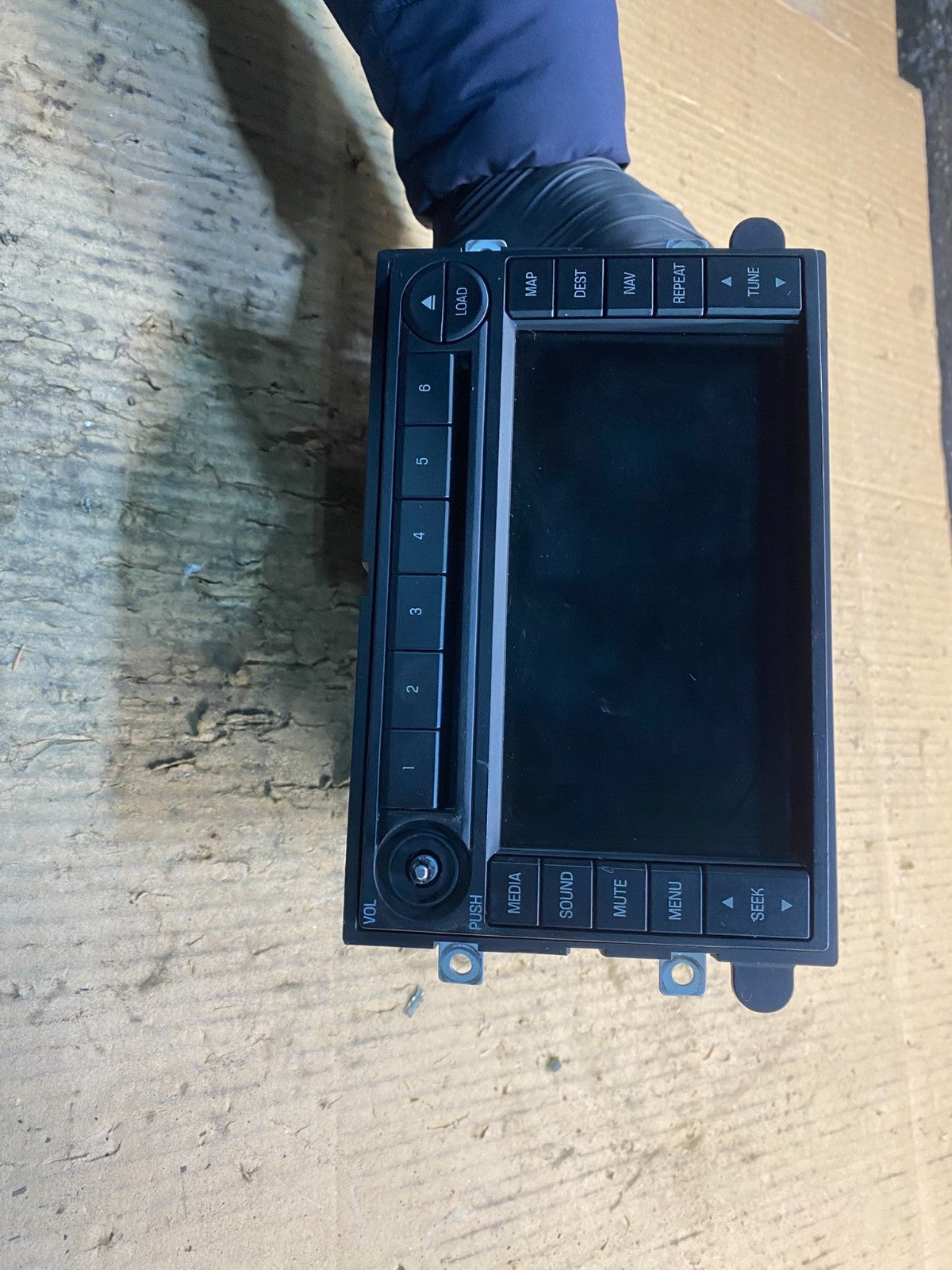 2006 - 2009 Ford Edge Radio Stereo Navigation Screen 7l2t-18k931-cc Oem Y1466 DG0