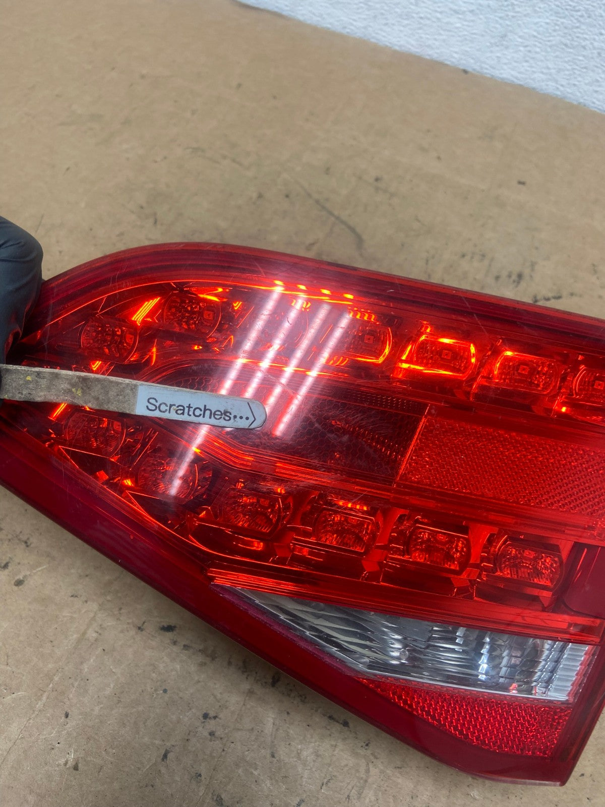 2009 - 2012 Audi A4 Sedan Right Passenger Inner LED Tail Light AD5204 LK3