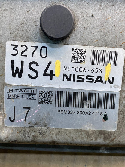 2014-2017 Nissan NV200 Engine Control Module Computer ECU nec006-658 AH1622 DG2