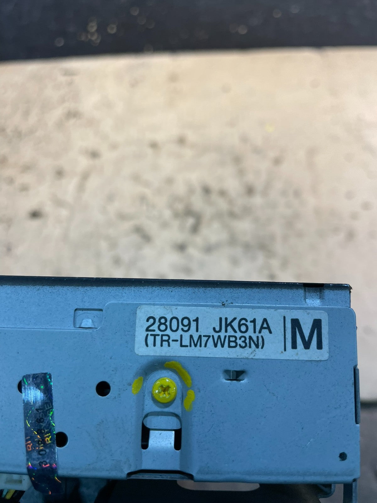 2007- 2009 Nissan Murano Radio CD Gps Screen Navigation Display W7046 DG6