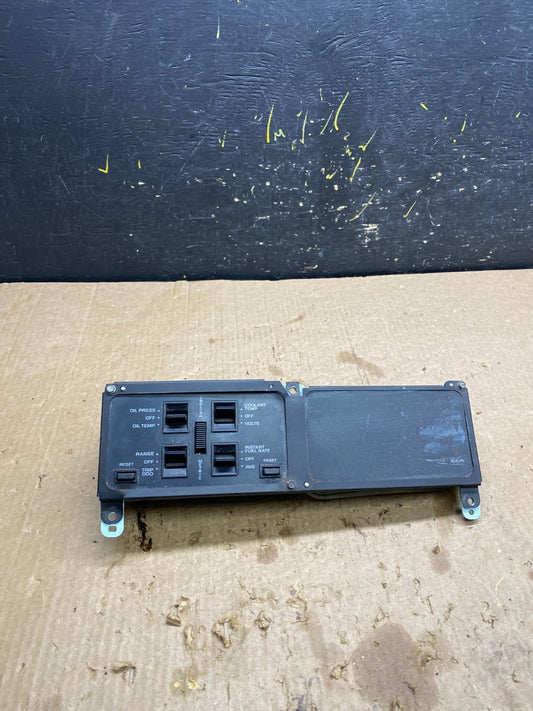 1984-1985 Chevrolet Corvette Digital Dash Information DIC Switch Panel Z4543 DG0