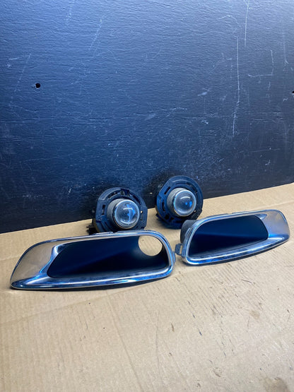 2016 to 2020 Jeep Grand Cherokee Left & Right Pair Front Fog Light Bezel AD50662