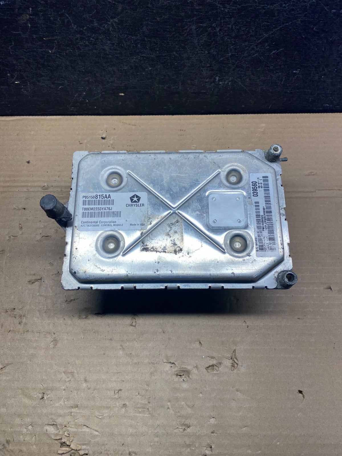 2014 Jeep Compass Patriot Engine Control Module ECM ECU P05150815AA AD9583 DW1