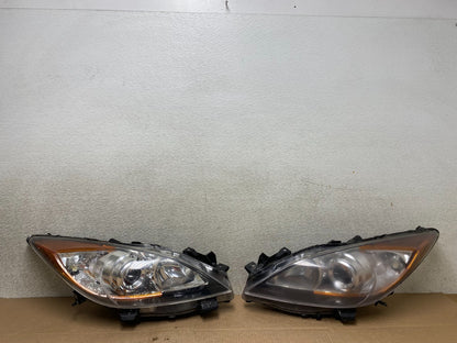 2010-2013 Mazda 3 Halogen Left+Right Side Headlights W0803 DW0