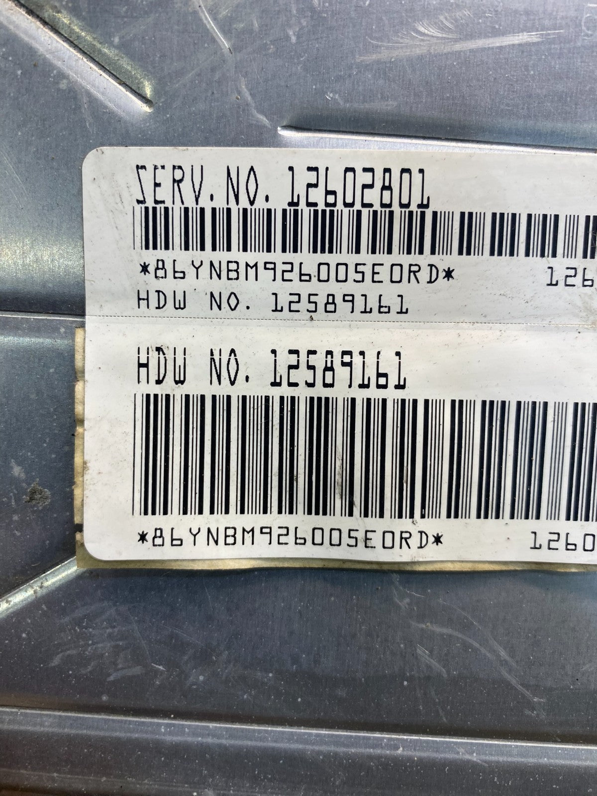 2005 Chevrolet Astro Ecu Engine Control Module Unit Ecm 12602801 AD9392 DG2