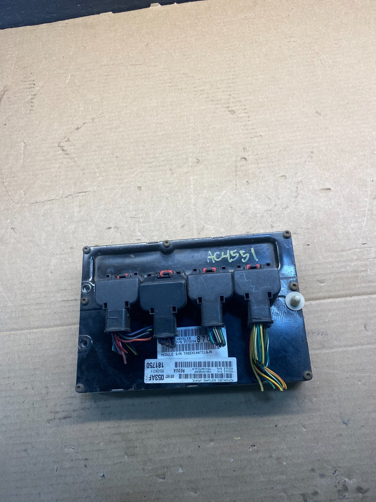 2007 Jeep Grand Cherokee  5.7L Engine Computer ECU p05187053af OEM AC4551 DG1