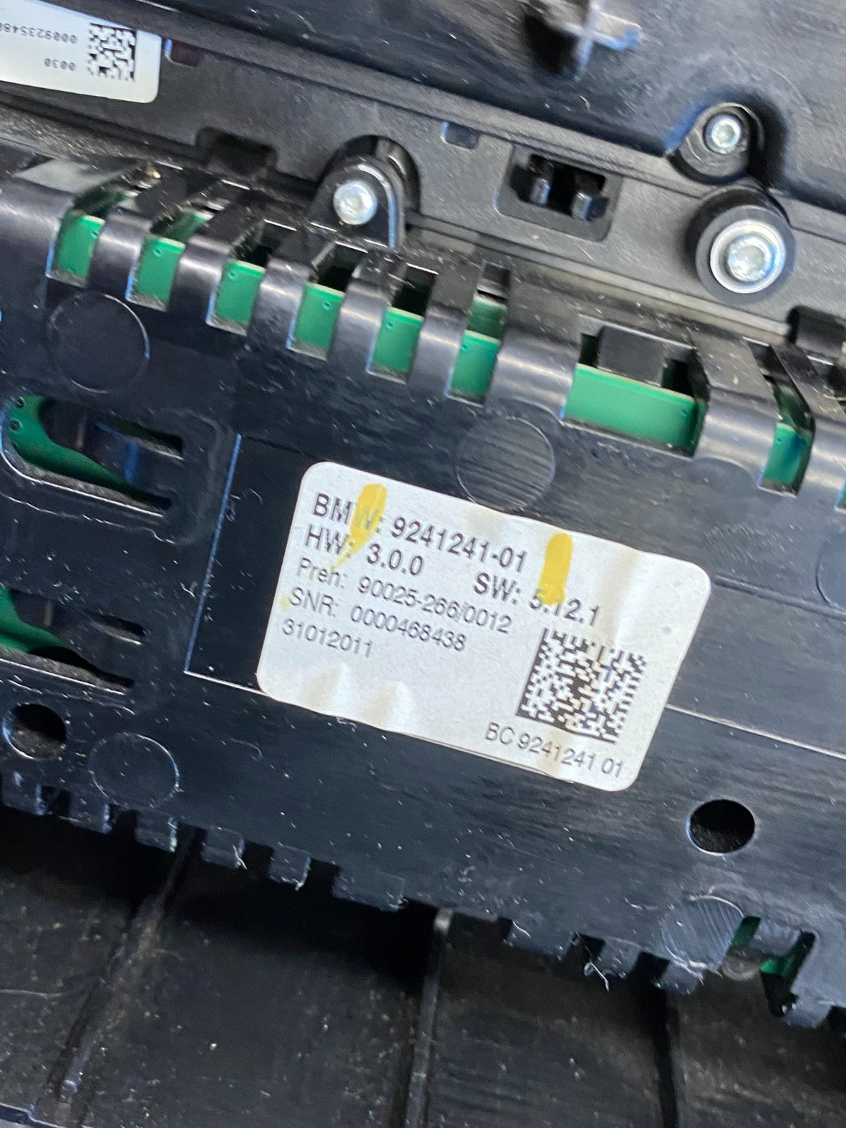 2011 - 2016 Bmw 528i Ac Heater Radio Panel Climate Control 9241241-01 AC6546 DG7