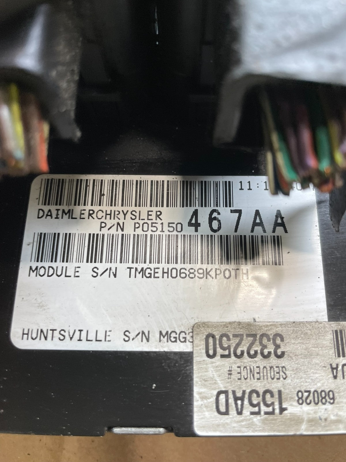 2009 to 2010 Jeep Grand Cherokee Computer Engine Control ECU ECM r3683 DG3