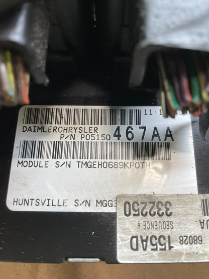 2009 to 2010 Jeep Grand Cherokee Computer Engine Control ECU ECM r3683 DG3