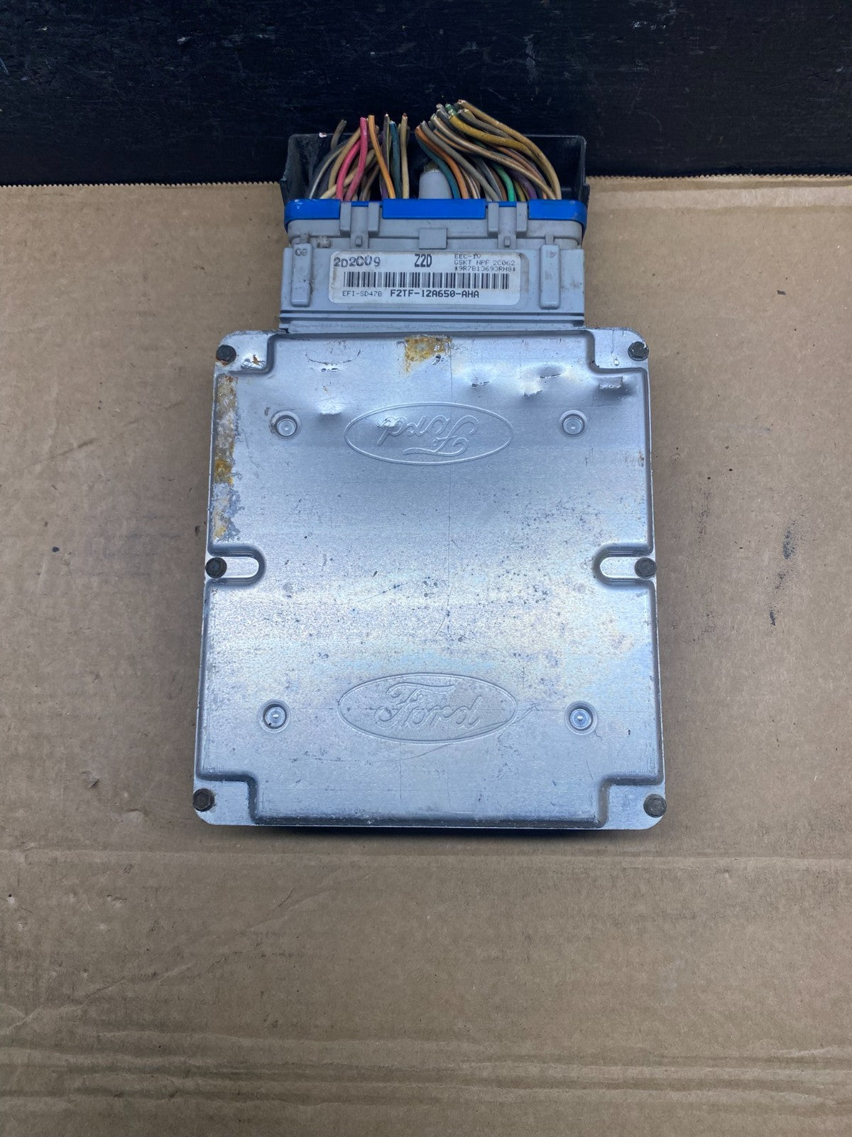1992 1993 Ford F150 Bronco 5.0L ECU ECM Control Module F2TF-12A650-AHA af7719 DG1