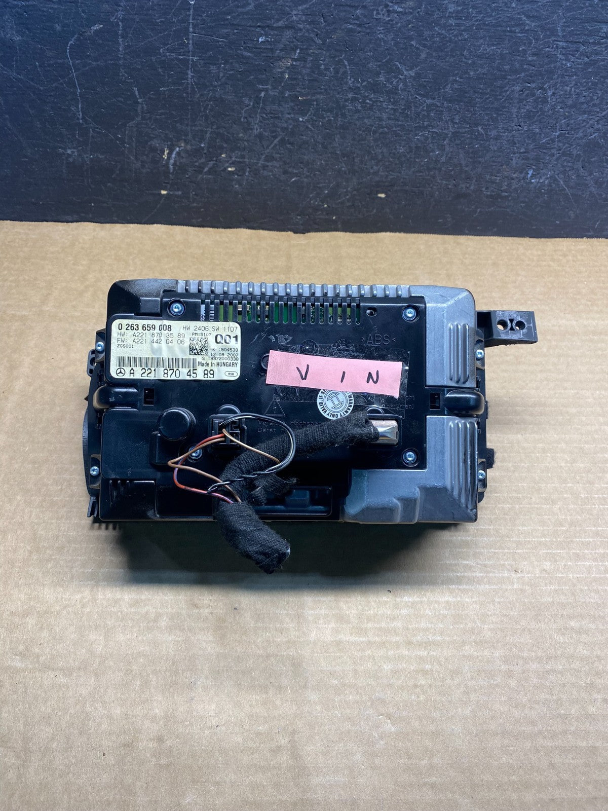 2007 - 2009 Mercedes W221 S550 CL550 Navigation Display Screen Monitor AD9653 DG4
