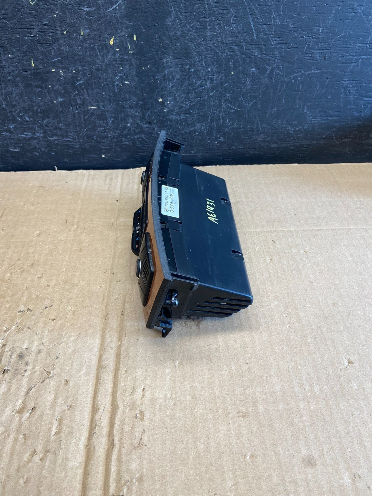 2000-2006 Mercedes S430 S500 W220 AC Heater Climate Control Trim Bezel AE1931 DG2
