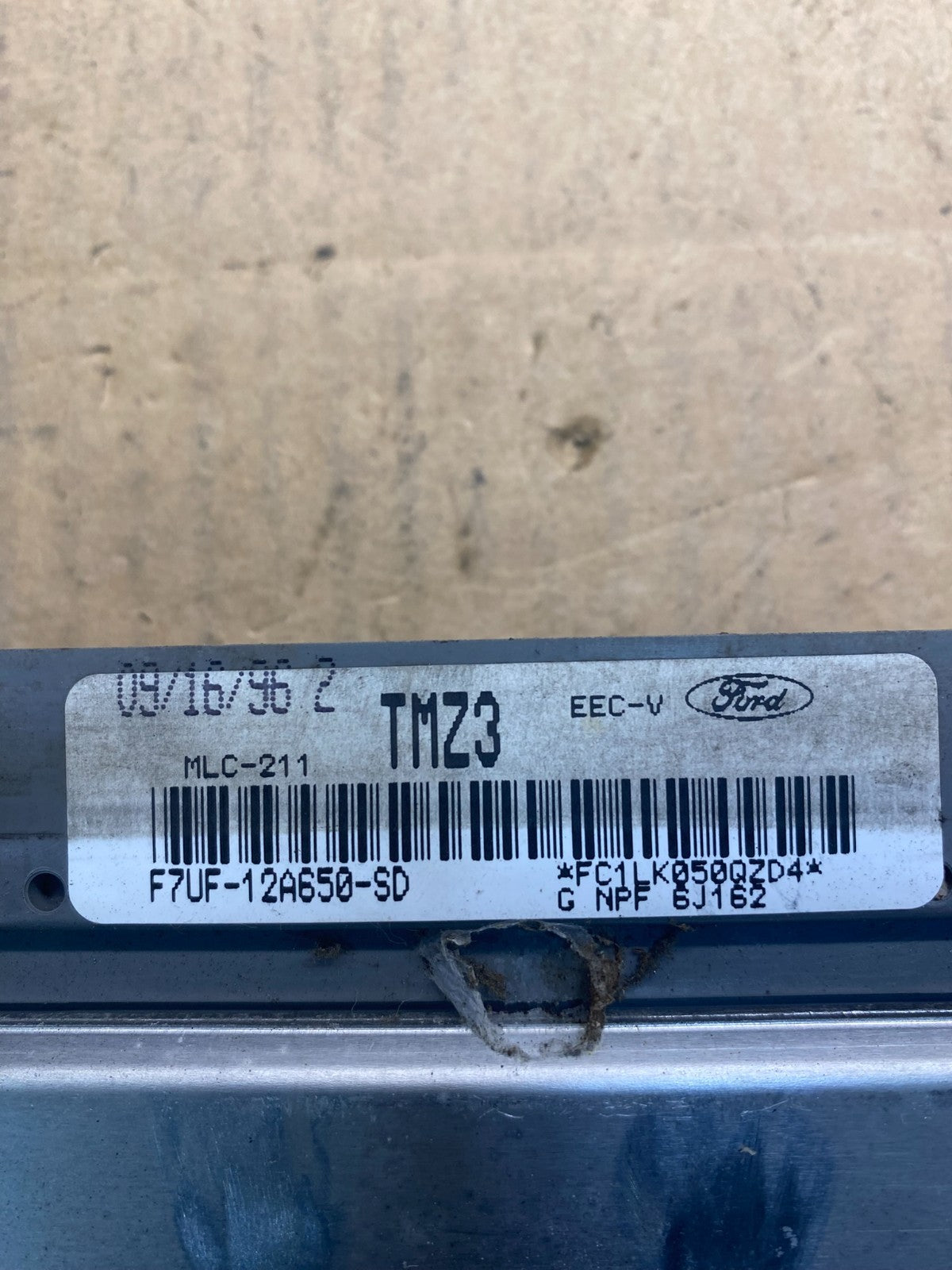 1997 Ford E350 ECM ECU Engine Computer Module f7uf-12a650-sd AC4200 DG2