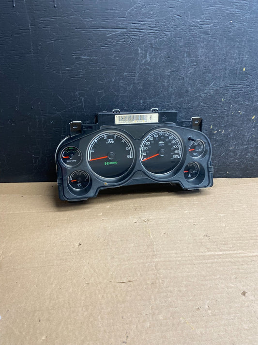2008 2011 Chevrolet Tahoe Hybrid Speedometer Cluster Gauge AF2475 DG0