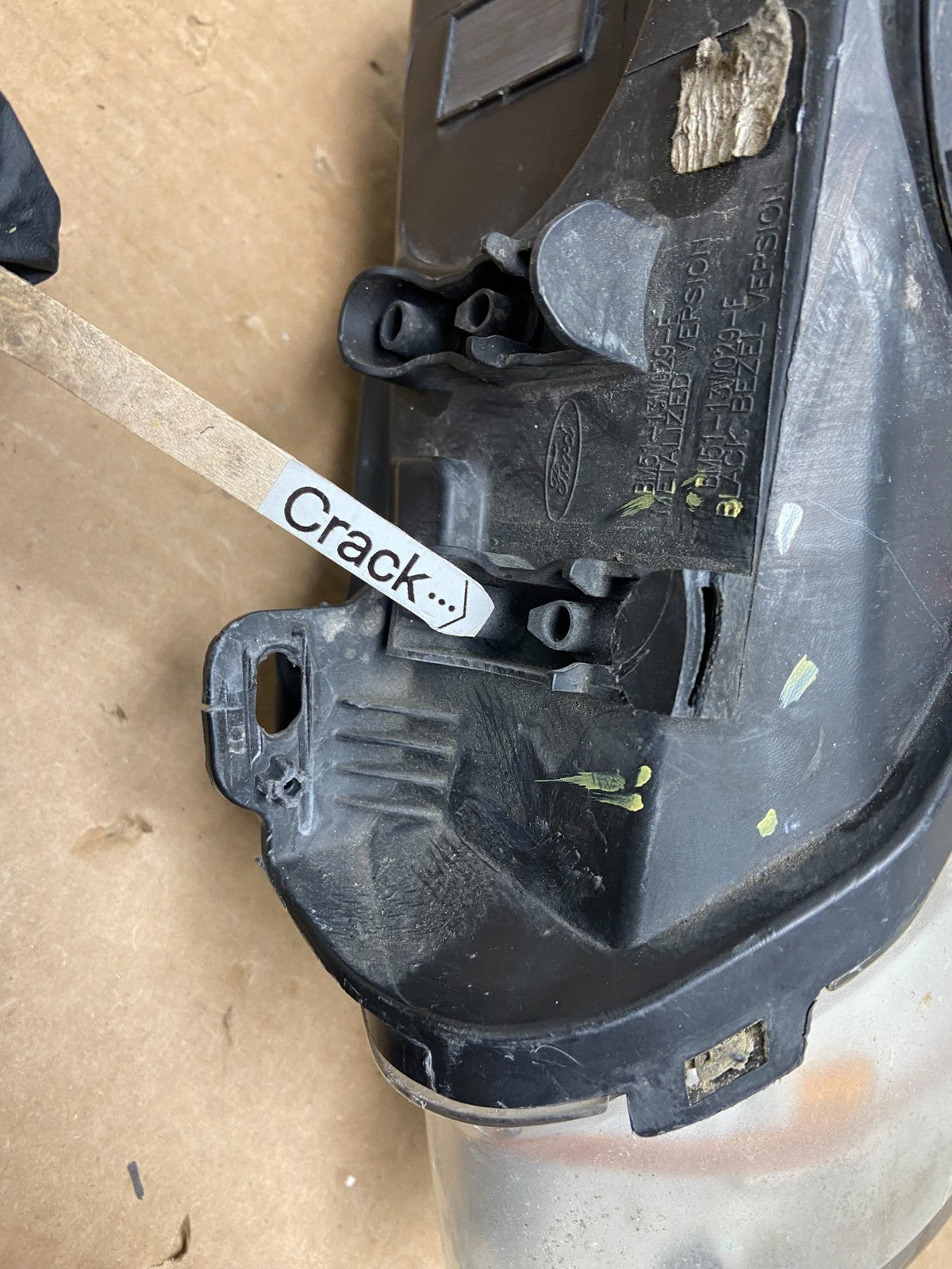 2012 2013 2014 Ford Focus Right Passenger Rh Side Headlight Oem AB5174 DW5