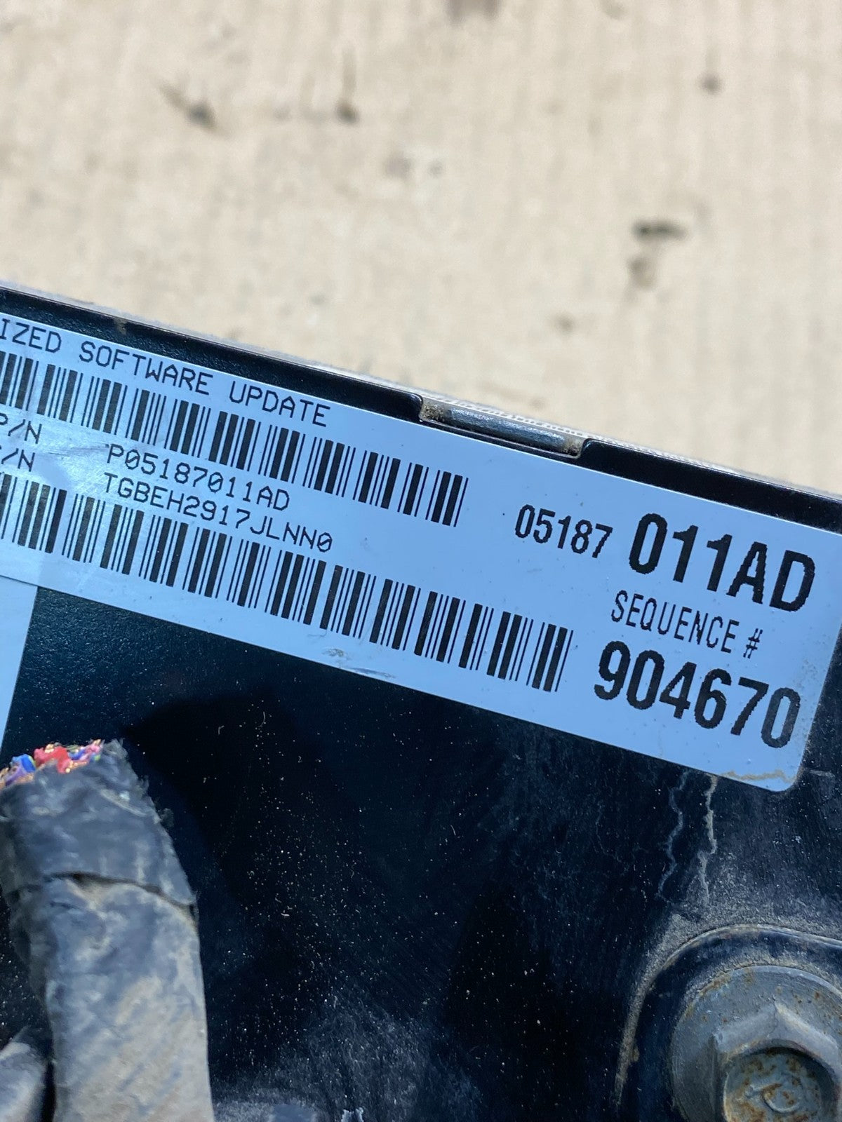 2008 2010 Dodge Magnum Charger 300 Engine Control ECU p05187011ad AJ0215 DG2