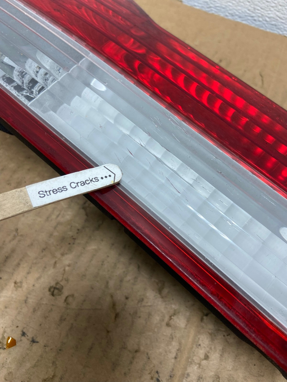 2001 to 2002 Honda Accord Left Driver LH Side Inner Tail Light AD2376 LK4