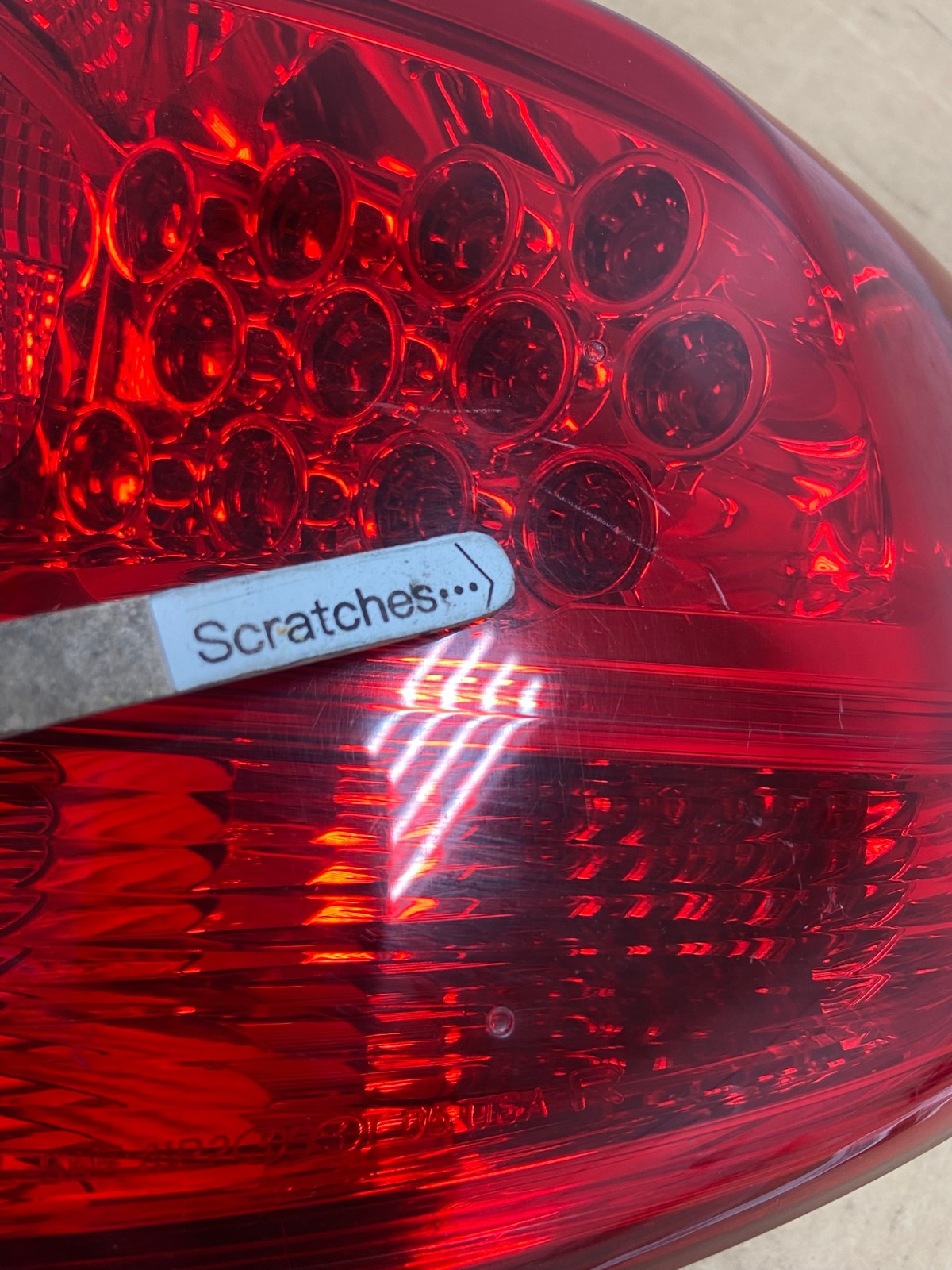 2007 2008 2009 Acura Mdx Right Passenger Rh Side Tail Light AD5421 LK3