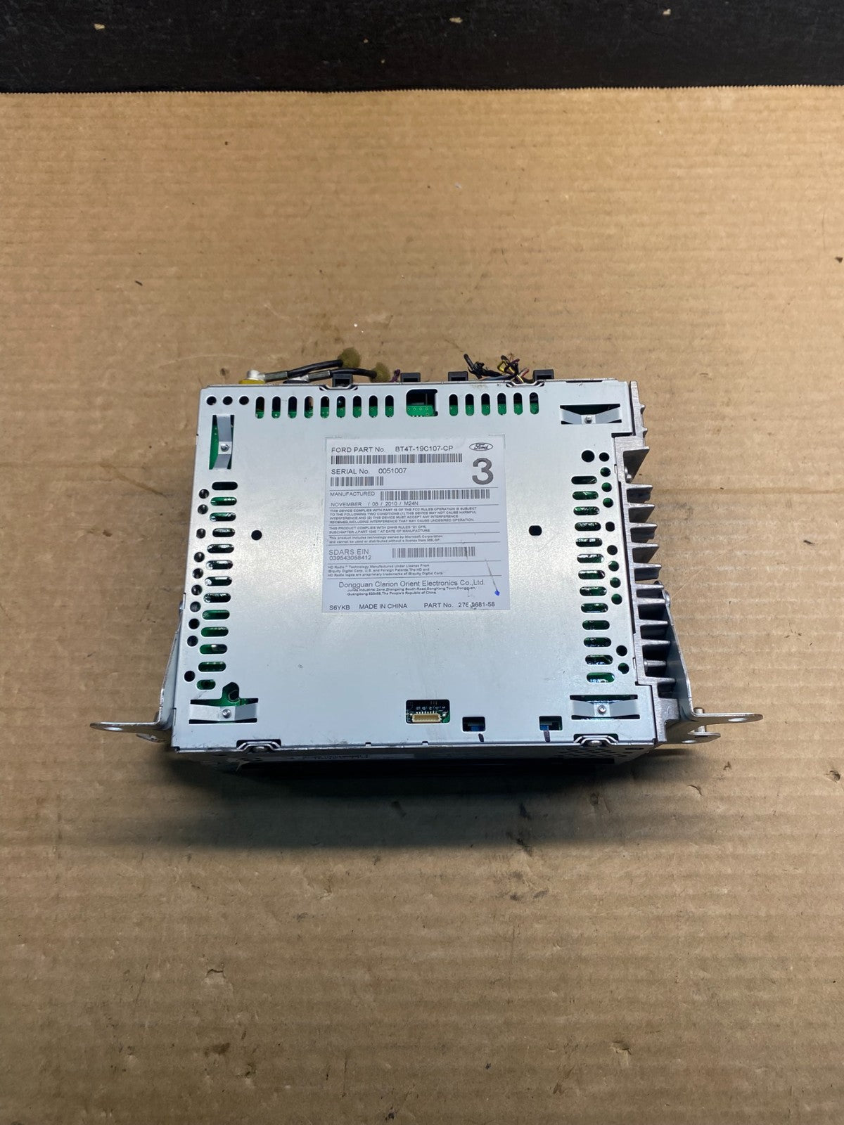 2011 to 2014 Ford Edge Radio Cd Mechanism Receiver af7824 DG4