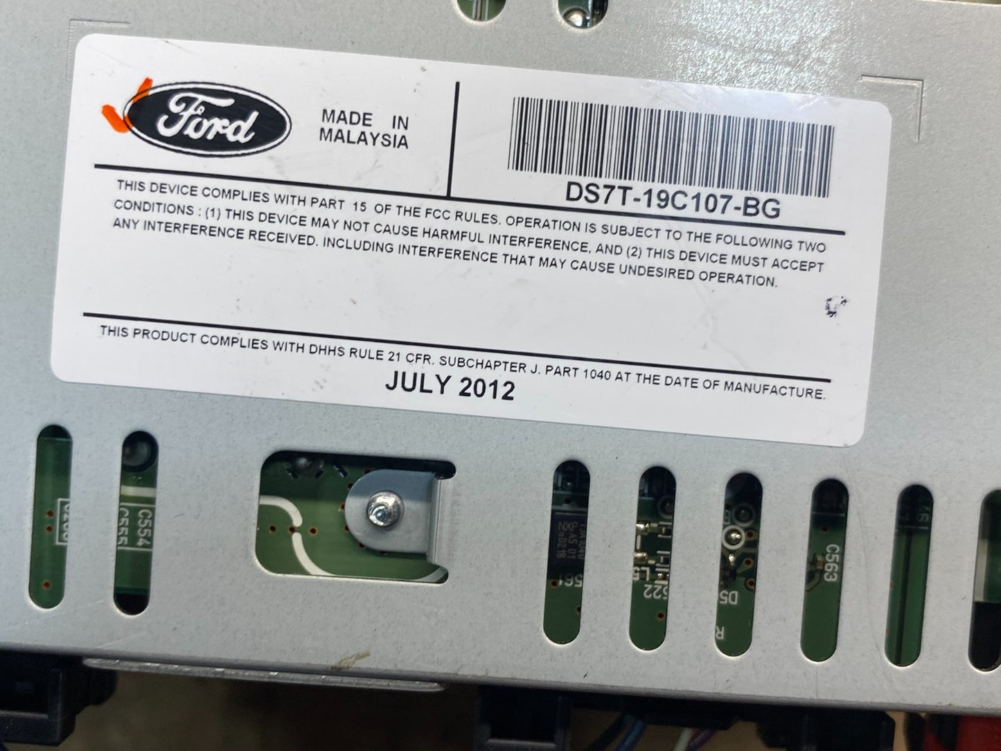 2013 2014 2015 Ford Fusion Radio Audio Receiver AM FM CD MP3 AG1886 DG6