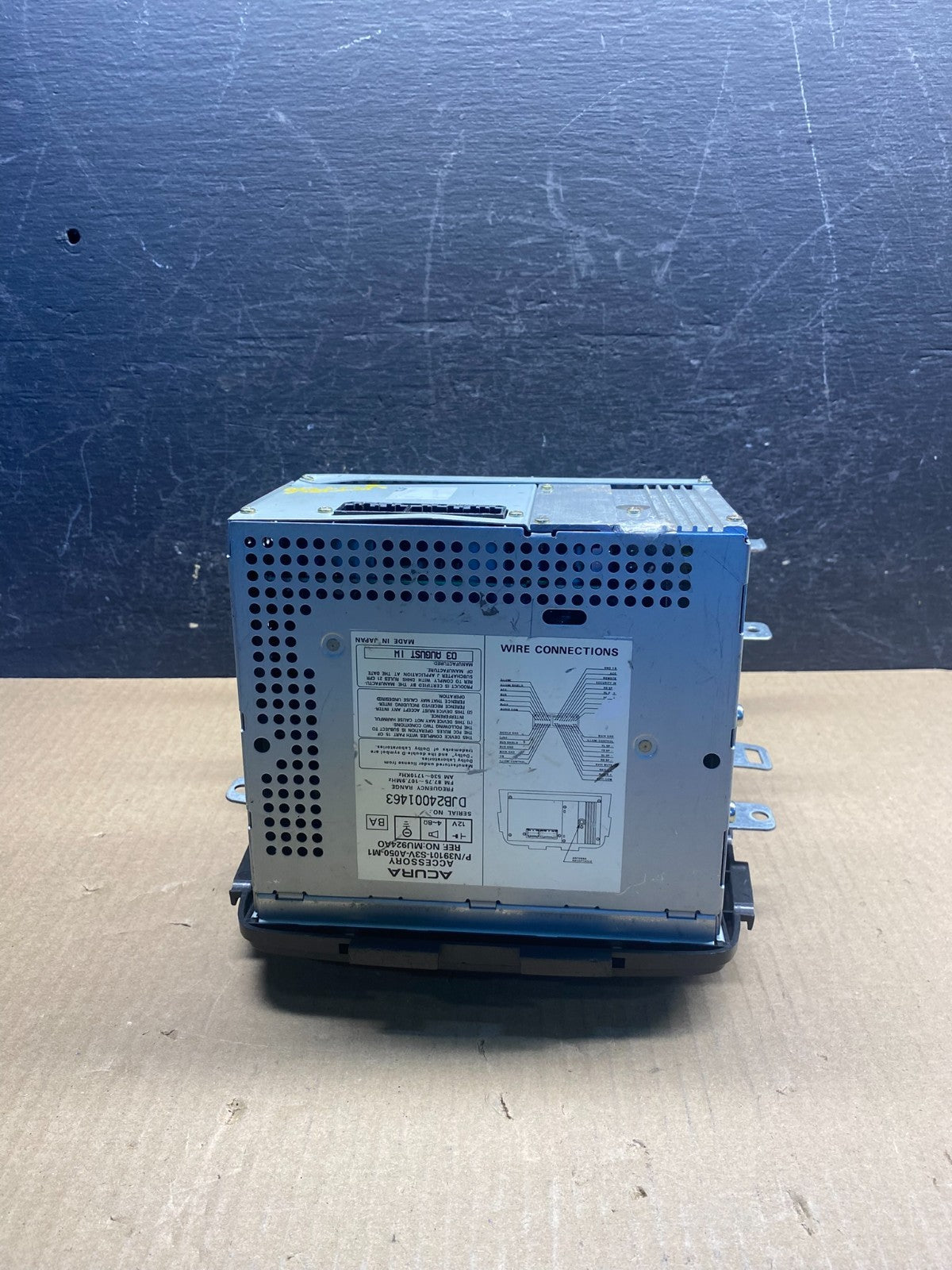 2003 to 2004 Acura Mdx Radio Screen 6 CD Player Climate Control Pan OE AG3800 DG4