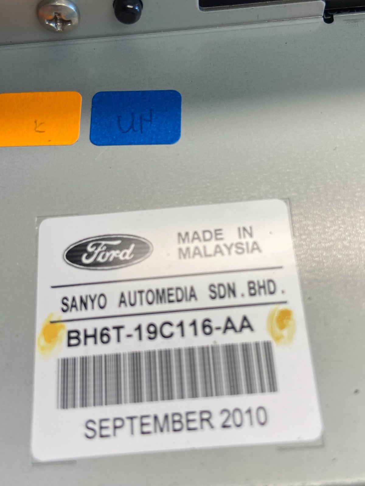 2011 2012 Lincoln Mkz Radio Audio Control Panel AF6118 DG5