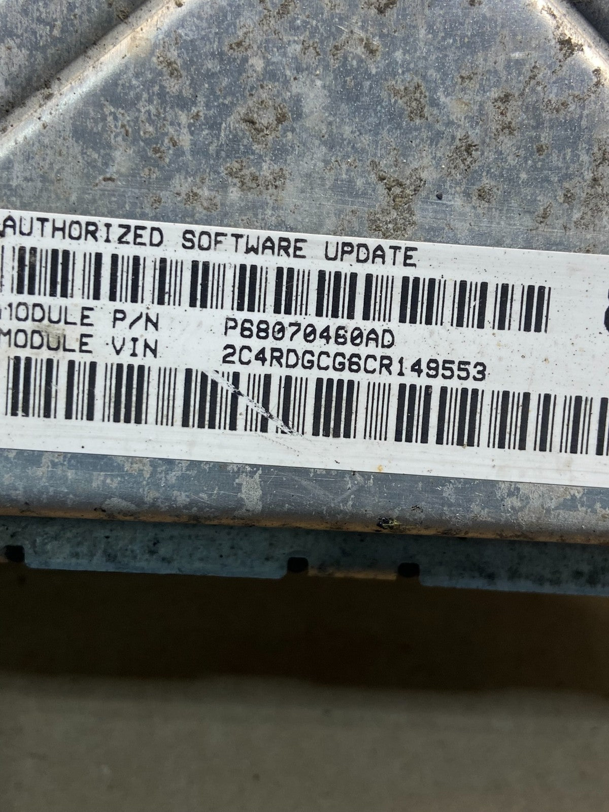 2012 Dodge Grand Caravan Town & Country ECM ECU Engine Computer AC5488 DG2