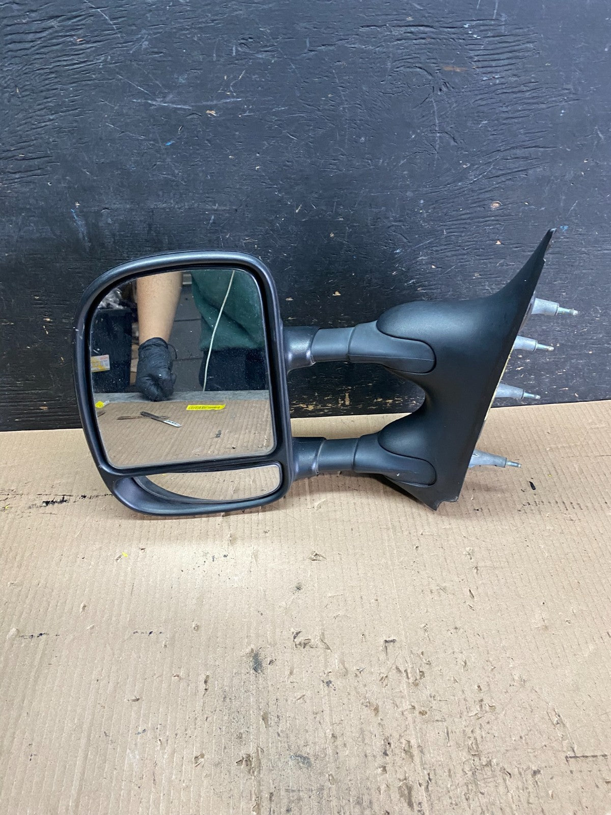2002 to 2008 Ford E150 Van Left Driver Side Door View Two Arm Mirror Q3144 DG7
