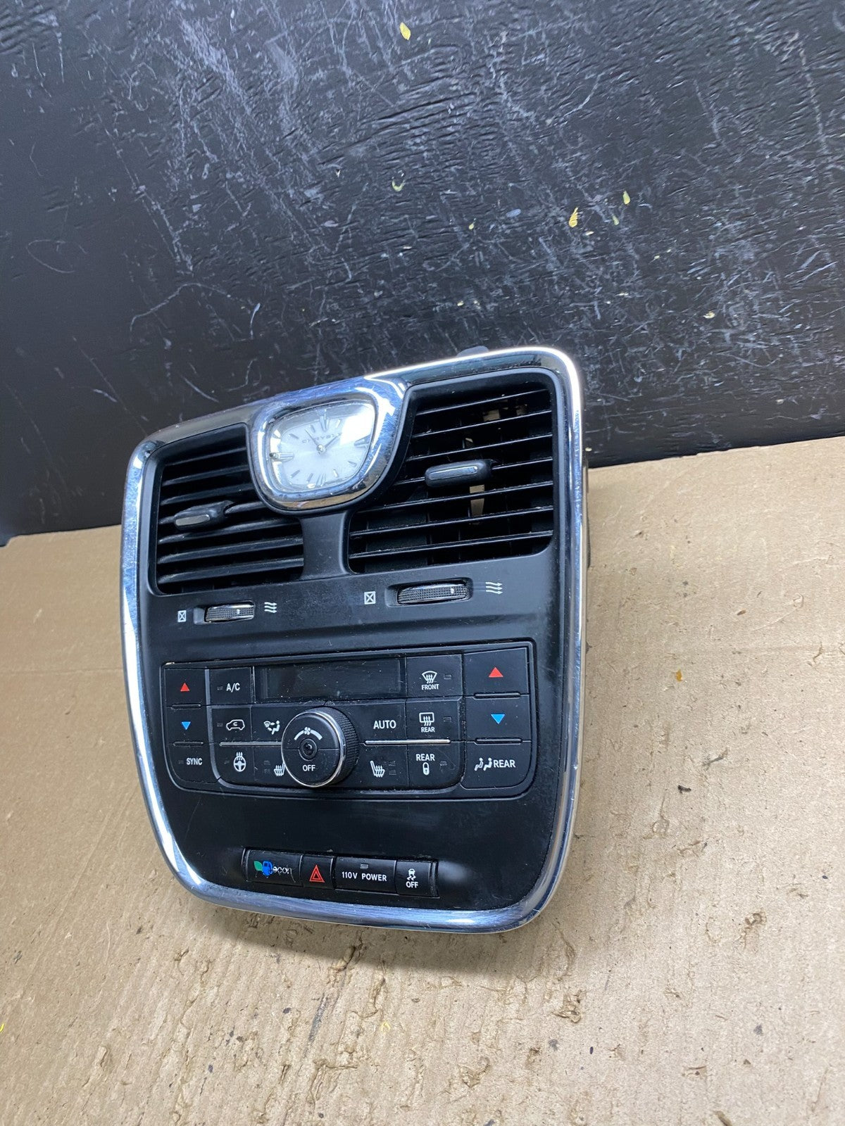 2011-2016 Chrysler Town Country Climate Control Panel Center Dash Trim AC4707 DG1