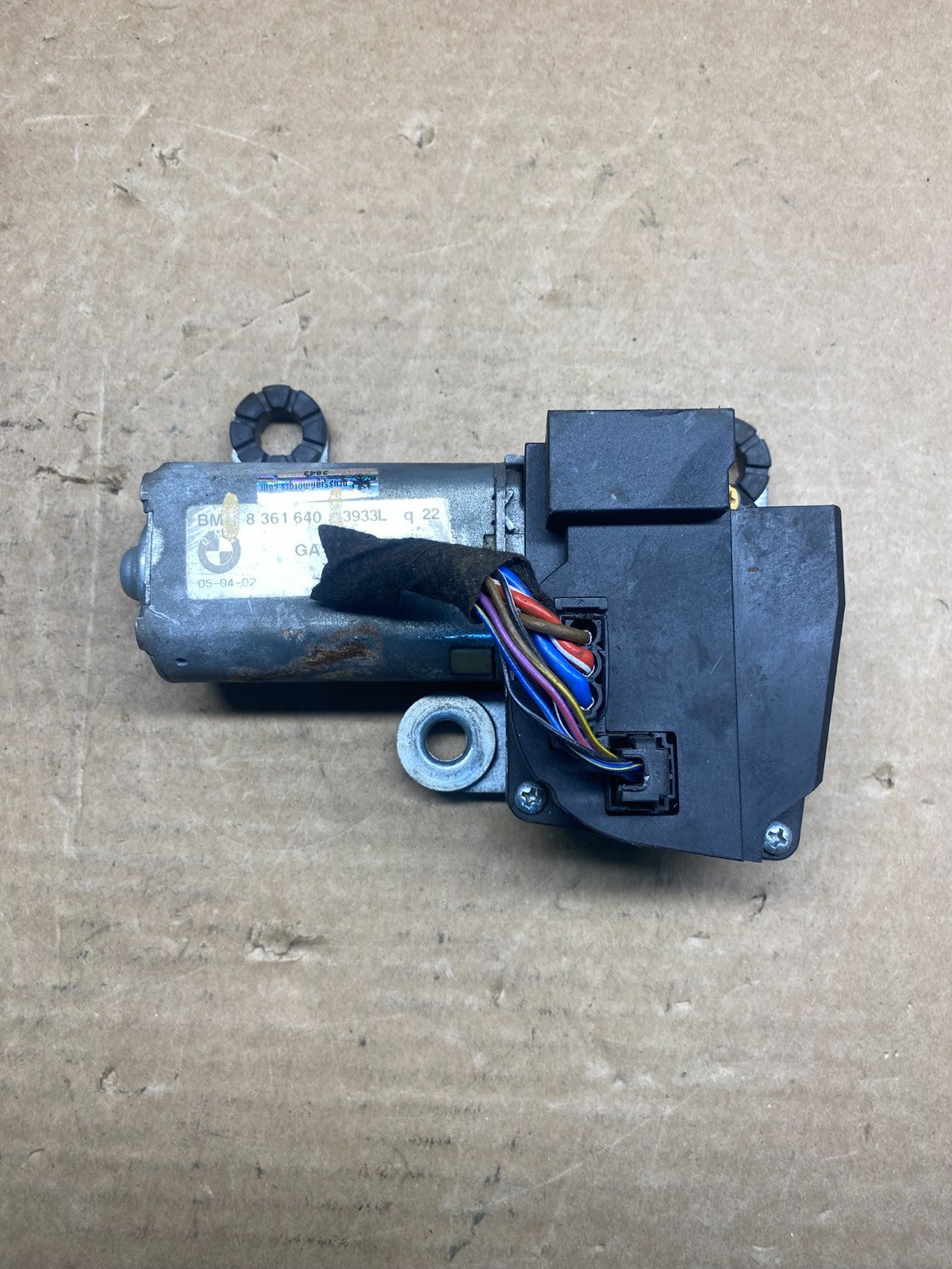 1999 to 2003 BMW E39 528I 525I 540I Wagon Rear Window Wiper Motor AG6650 PS3