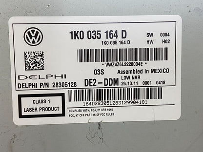 2011 to 2014 Volkswagen Passat Jetta Radio CD Player AM/FM AG1536 DG6