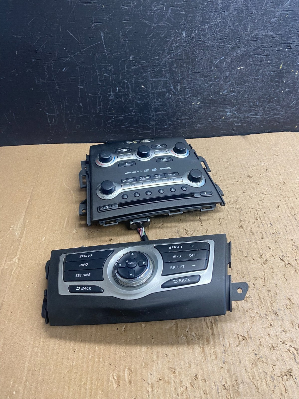 2009 2010 Nissan Maxima Radio Panel Climate Control Bezel Trim af1524 DG3