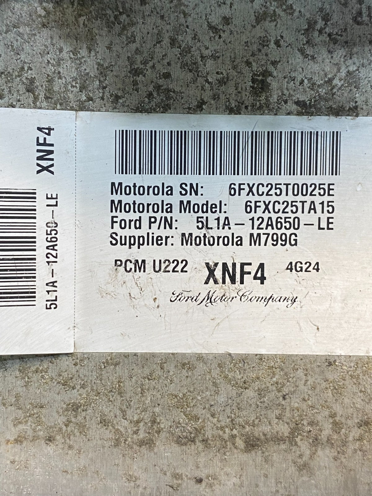 2005 Ford Expedition 5.4L Engine Control Computer Module ECM ECU ah1697 DG2