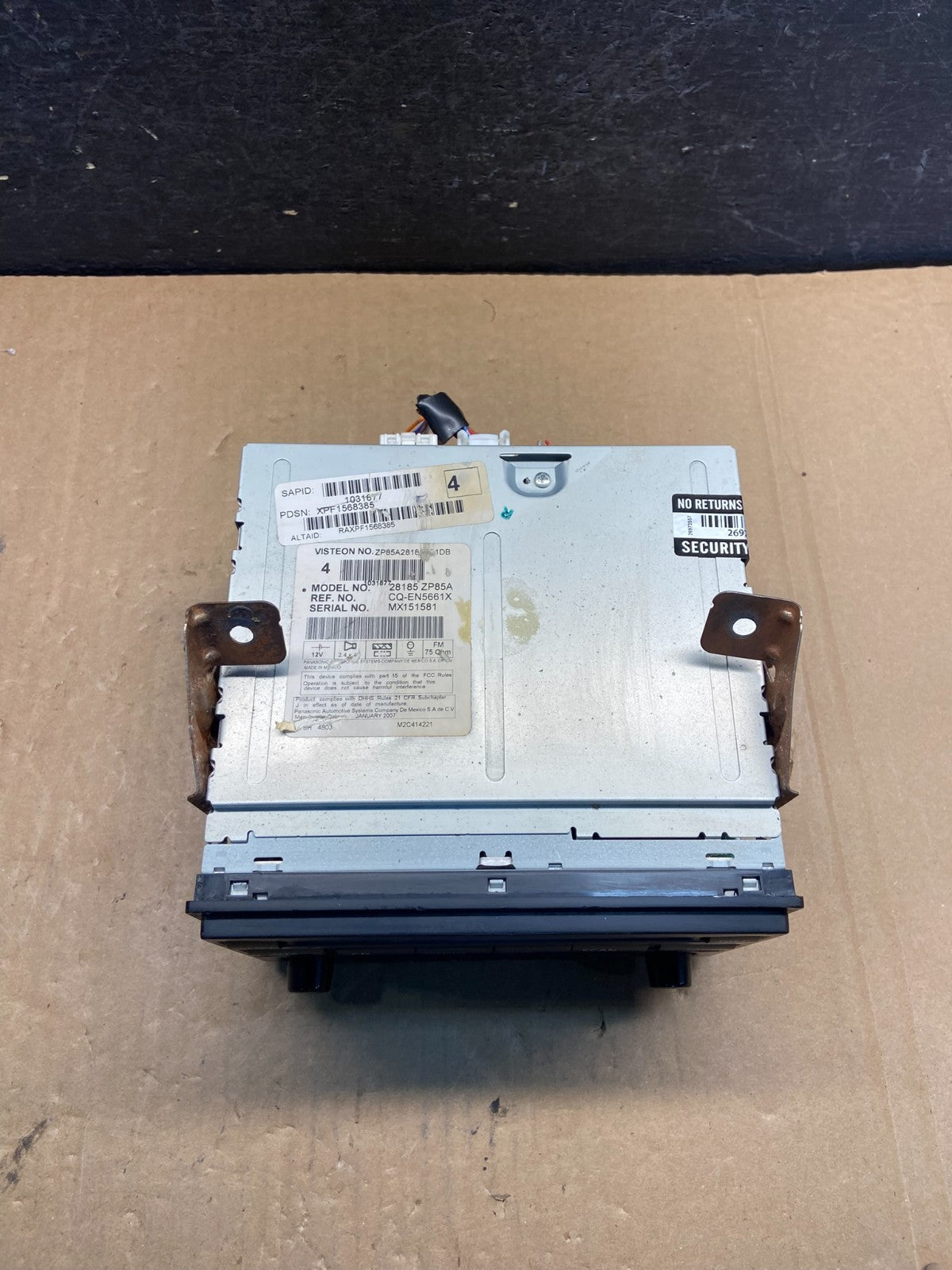 2005 - 2007 Nissan Pathfinder Am Fm Cd Player Radio Bose Receiver AG1514 DW3